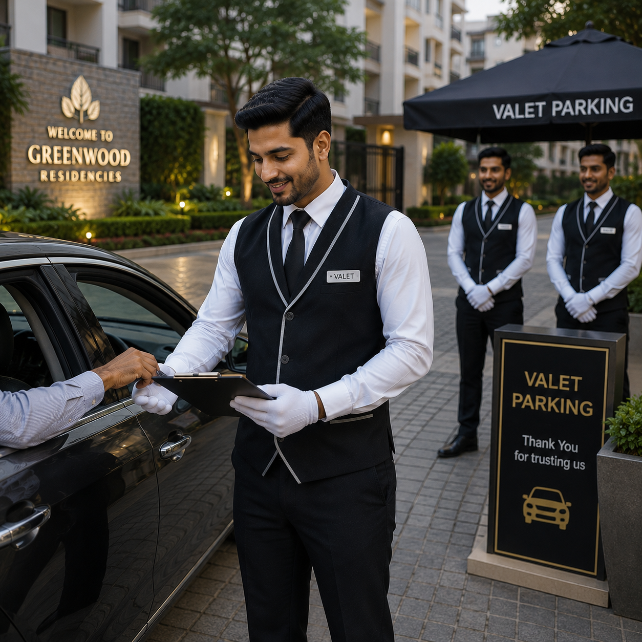 Corporate parking management